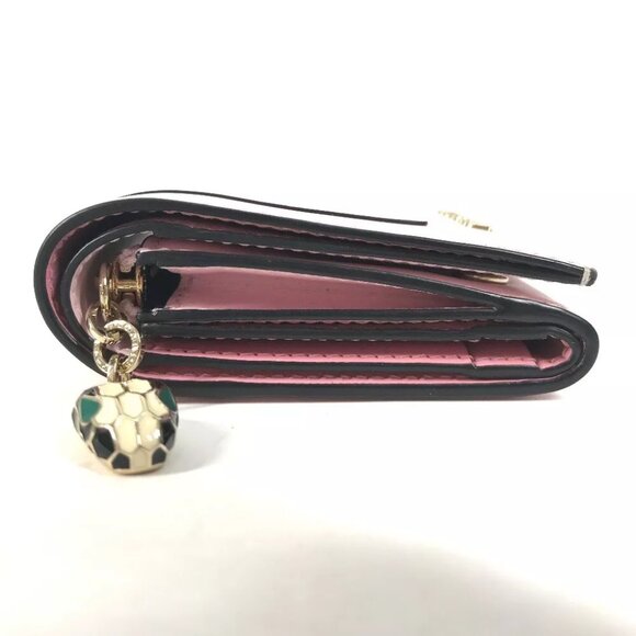 AUTHENTICITY GUARANTEED BVLGARI Serpenti Compact wallet Trifold wallet - Picture 3 of 16
